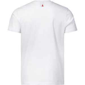 2023 Musto Da Uomo Corsica Short Sleeve T-Shirt 82523 - White